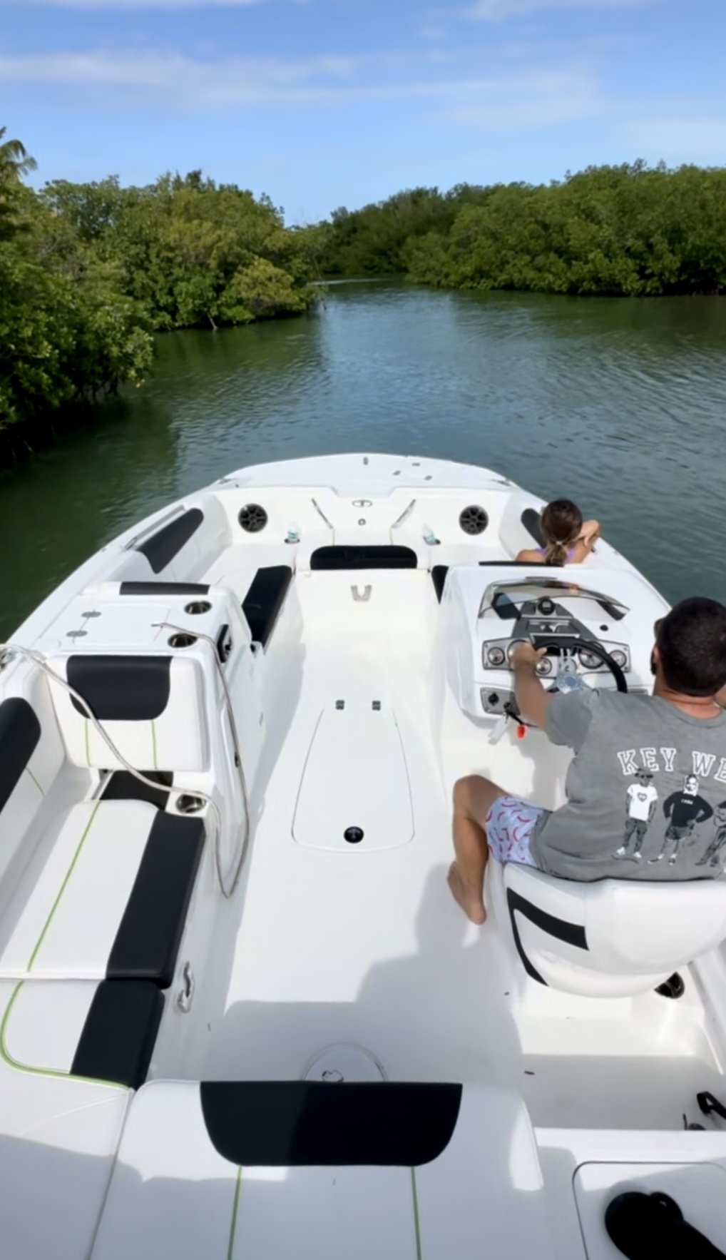 Island Daze charter photo from the Lower Keys backcountry